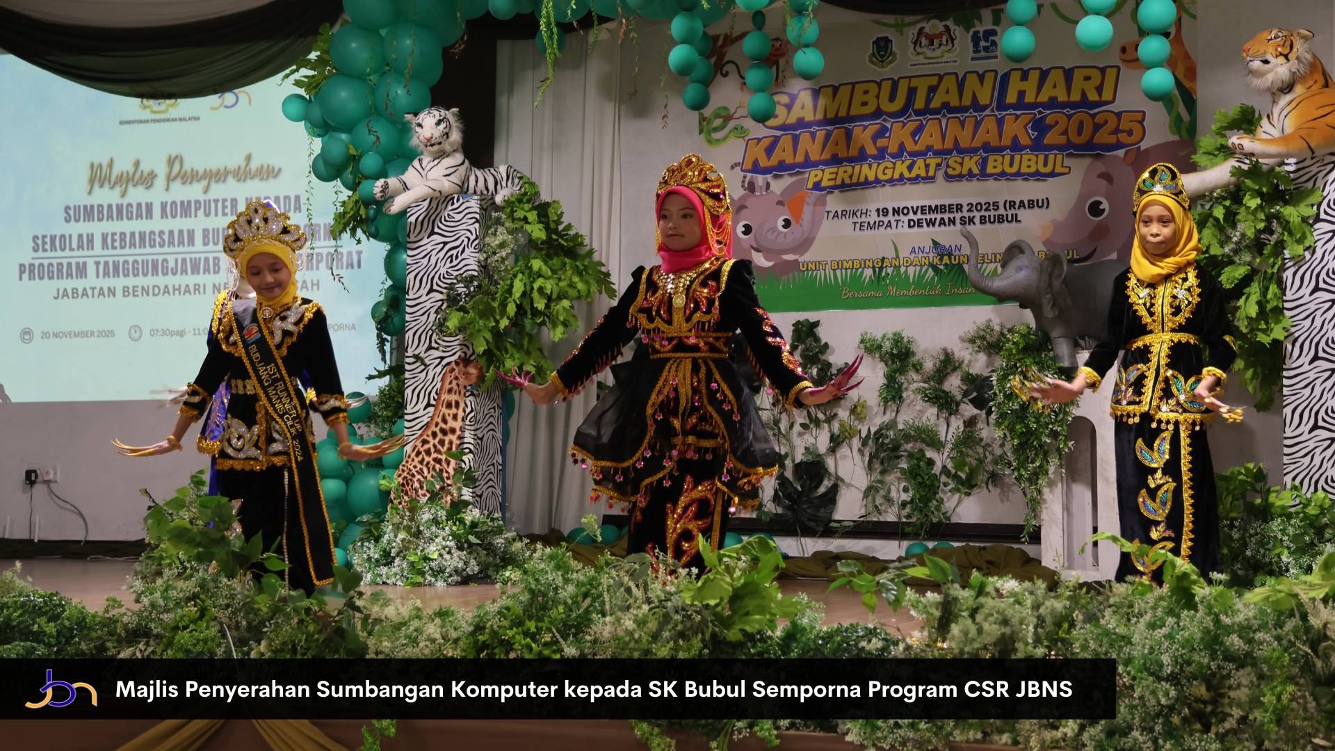 Majlis Penyerahan Sumbangan Komputer Kepada Sekolah Kebangsaan (SK) Bubul, Program Tanggugjawab Sosial Korporat (CSR) Jabatan Bendahari Negeri Sabah (JBNS)